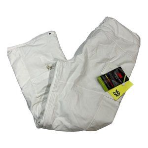 All in Motion Mens L Snow Sport Pants 3M Thinsulate Insulation White Reinforced